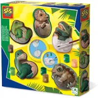 SES Creative - Cast &amp; Paint - Dino Ägg - - One Size - Kreativt lekset