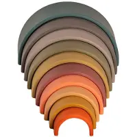 Dena textile productions DËNA - Big Rainbow - Nature colors - (3401088 )