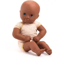Djeco Docka - 32 cm - Baby Yellow - - One Size - Docka