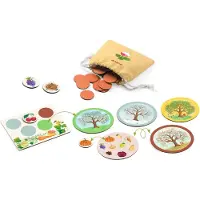 Djeco Bildlotteri - Cool Skola - Vegeto Mondo - - One Size - Spel