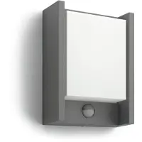 Philips Arbour 8720169263833 LED-utomhusväggbelysning med rörelsedetektor LED 3.8 W Antracit