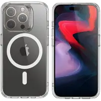 ESR för iPhone 15 Pro Max Fodral, Kompatibelt med MagSafe, Militärklassat Skydd, Gultåligt, Repbeständigt