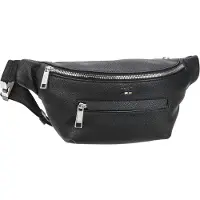 BOSS Faux-leather belt bag with embossed logo