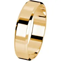 Kohinoor gult guld förlovningsring 5 mm 003-615-200