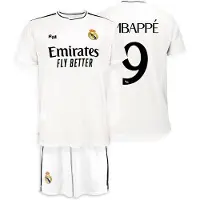 Real Madrid 24/25 Mbappe Hemma Junior Set