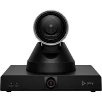 HP Poly Studio E60 - Konferenskamera - PLZ - färg - 2 x 8 MP - 3840 x 2160 - 4K UHD (3840 x 2160), 2160p - ljud - LAN - USB - Likström 12 V/PoE Plus - TAA-kompatibel
