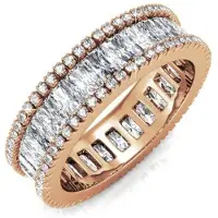 MYC Paris Glamour Lock Ring - roséguld och kristall