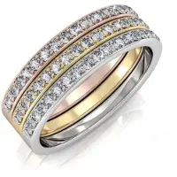 MYC Paris Treenighetsring - Silver och Multi