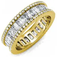 MYC Paris Glamour Lock Ring - Guld och kristall