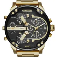 Diesel Analog klocka guld / svart