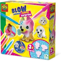 SES Creative Puffar - Dekorera 3 valpar - - One Size - Kreativt lekset