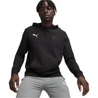 Puma Luvtröja teamGOAL Casuals - Svart/Vit, storlek Medium