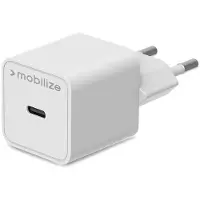 Mobilizera Mobilize väggladdare USB-C GaN 30W vit med PD/PPS