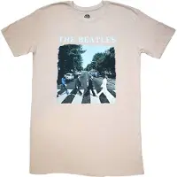 Ginza.se The Beatles: Ladies T-Shirt Dress/Abbey Road & Logo (Sand) (Medium)