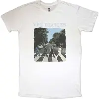 Ginza.se The Beatles: Ladies T-Shirt Dress/Abbey Road & Logo (White) (X-Small)
