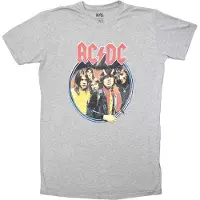 Ginza.se AC/DC: Ladies T-Shirt Dress/Highway To Hell Circle (Grey) (Large)