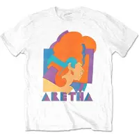 Ginza.se Aretha Franklin: Unisex T-Shirt/Milton Graphic (White) (Large)