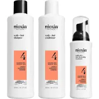 Nioxin System 4 Loyalty Kit - Colored/Dry/Damaged Hair - 300 + 300 + 340 ml - 300 + 300 + 100 ml