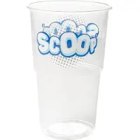 Scoop Plastmugg Large 50 Cl - 50 St.