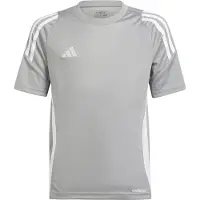 Adidas Tränings T-Shirt Tiro 24 - Grå/Vit Barn, storlek 164 cm