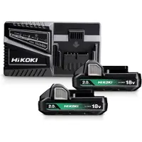 HiKOKI UC18YFSLWFZ UC18YFSL Verktygsbatteri och laddare 18 V 2 Ah, 2 Ah