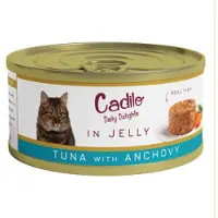Cadilo Daily Delights - tonfisk med ansjovis i gelé - våtfoder katt (70 g)