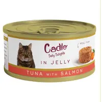 Cadilo Daily Delights - tonfisk med lax i gelé - våtfoder katt (70 g)