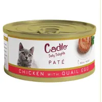 Cadilo Daily Delights - kyckling med vaktelägg paté - våtfoder katt (70 g)