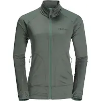 Jack Wolfskin Women's Kammweg Full Zip Picnic Green