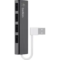 Belkin F4U042bt USB-hubb 4 Port USB-A USB 2.0 480 MBit/s Svart F4U042bt