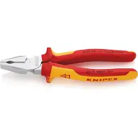 Knipex 02 06 200 VDE Kraft-Kombinationstång 200 mm DIN ISO 5746, DIN EN 60900