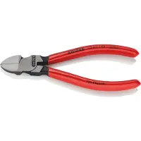 Knipex 72 01 140, Avbitartång, Kromvanadinstål, Plast, Röd, 140 mm, 125 g