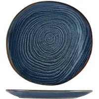 Genware Terra Aqua Blå Organisk Tallerken 28,5 Cm