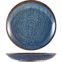 Genware Terra Aqua Blå Djup Coupe Tallrik 25cm