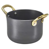Genware Mini Kastrull i Aluminium 11 x 7cm -