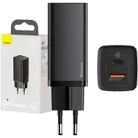 Baseus GaN2 Lite 1x USB-A 1x USB-C 3 A Charger (CCGAN2L-B01)