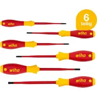 Wiha 3251TRK6 skruvmejselset VDE 6 delar Tamper Resistant Torx