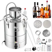 Vevor Essential Oil Still Water Distiller 13Gal med Thumper Keg &amp; Water Pump