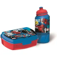 Licens Spiderman matlådeset - matlåda och drickflaska till barn