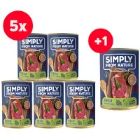 Simply From Nature Hjort med bovete 3 x 400g