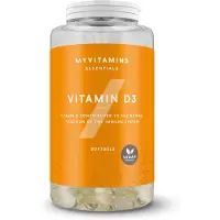 Myvitamins Vitamin D3 Capsules - 180softgels - Vegan