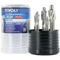 Tivoly Fräs borrset 10310370002; 6 vnt.