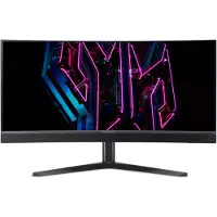 Acer X, X34V, OLED Böjd Spelskärm, UW-QHD, 175Hz, OLED, Svart