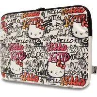 Hello Kitty PU Metall Logo fodral för en 14" bärbar dator - beige
