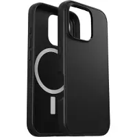 Otterbox Symmetry Series - Baksidesskydd för mobiltelefon - MagSafe-kompatibilitet - polykarbonatskikt, TPE (termaplastisk elastomer) - svart - för Apple iPhone 16