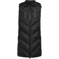 JDY Dunjackor JDYSKYLAR PADDED HOOD WAISTCOAT OTW kvinnor - Svart - EU S