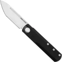 Real Steel G-Tanto EDC 7801BS Satin Nitro-V, Black G10, slipjoint pocket knife, Ostap Hel design