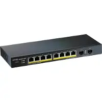 Zyxel GS1900-10HP 8-portars GbE L2 PoE Smart Switch V2