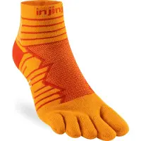 Injinji Men's Ultra Run Mini-Crew Desert Orange