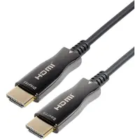 MaxTrack HDMI Anslutningskabel HDMI-A-kontakt, HDMI-A-kontakt 50.00 m Svart C 508-50 ML 4K UHD HDMI-kabel